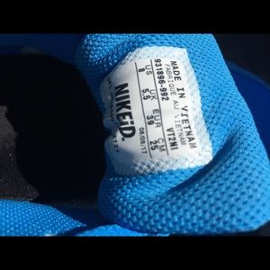 Nike women's Air Max 90 iD custom Blue sz 8 Nike women's Air Max 90 iD custom Blue sz 8
